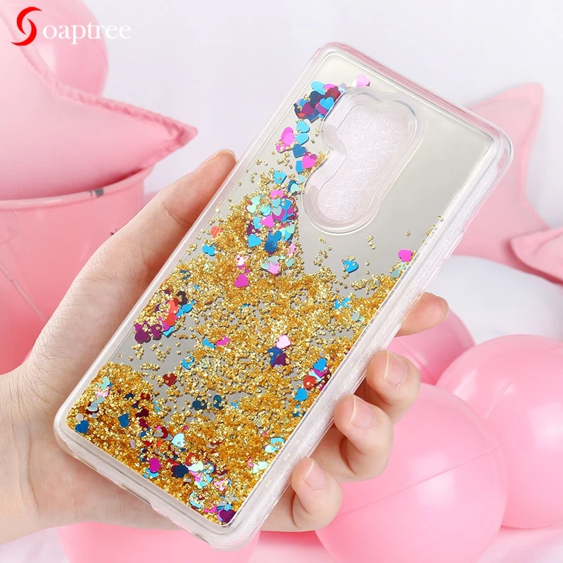 

Soaptree Silicone Cases For LG G7 ThinQ Case LG G7+ with 128 GB storage 6.1 inch Soft TPU Dynamic Mirror Liquid Quicksand Cover