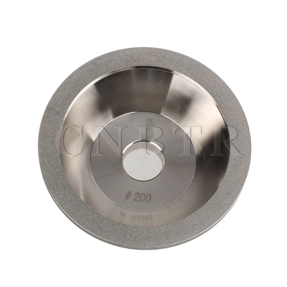 100mm Bowl Shaped Diamond Grinding Wheel 200 Grit to Grind Carbide Hard Steel CNBTRin Grinding