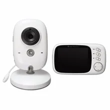 Safurance 3.2 дюймов 2.4 Г Беспроводной Электроники Детские Камера 2 Способ Аудио 5 М ИК Температуры Колыбельные Портативный Baby Monitor