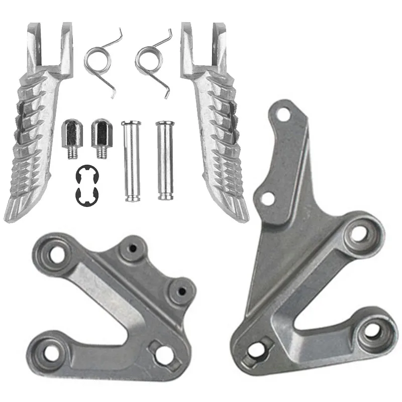 Motorcycle Foot Peg For Kawasaki Ninja ZX10R ZX 10R 2011-2014 2013 2012 Motorcycle Rear Passenger Foot Pegs Footrest Bracket