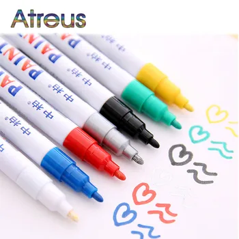 

Car Styling Car Tyre Tread CD Metal Graffiti Marker Pen for kia Ceed Suzuki grand vitara SX4 Subaru Saab 9-3 Lada Alfa Romeo159