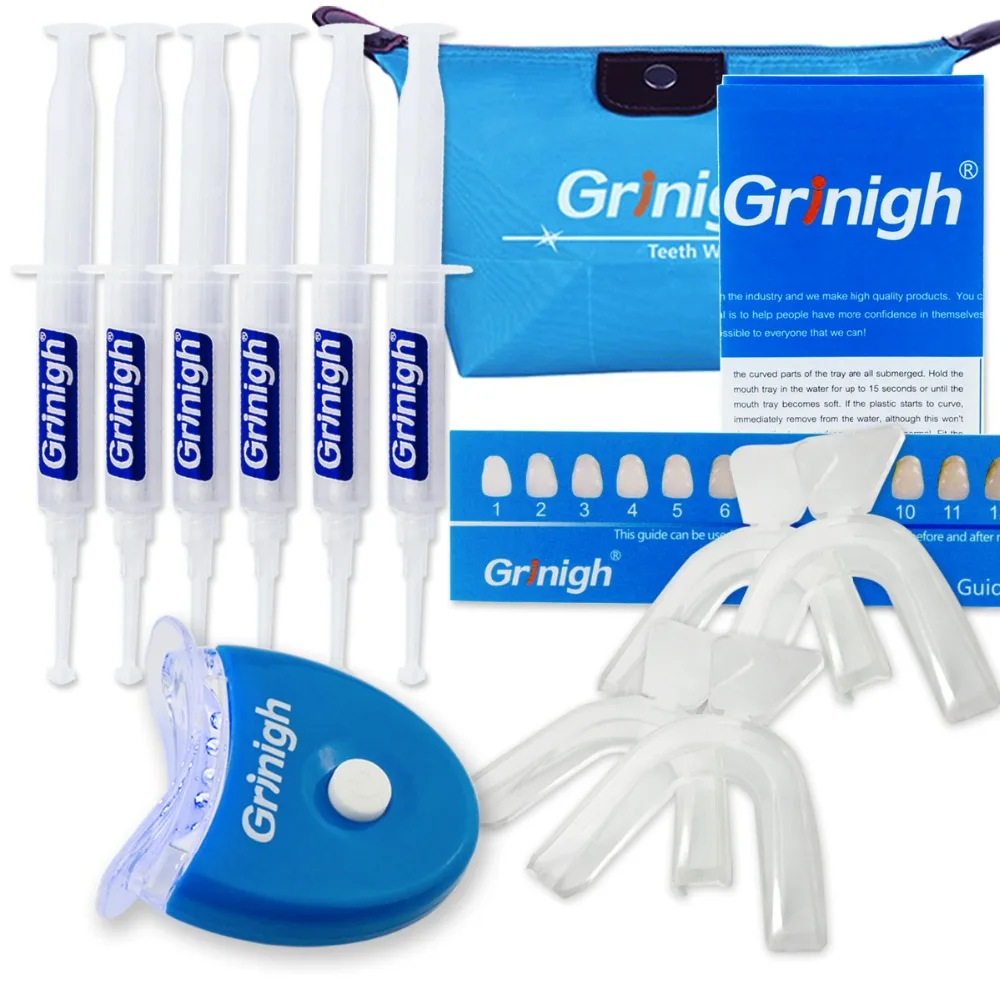 Grinigh Non Peroxide Teeth Whitening Syringe 0.8 Sodium Perborate