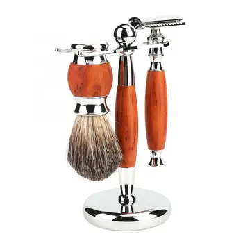 

Manual Shaving Tool Stand Holder Stand Shaving Brush Kit Men Shaving Brush Stand Razor having Tool Kit 4
