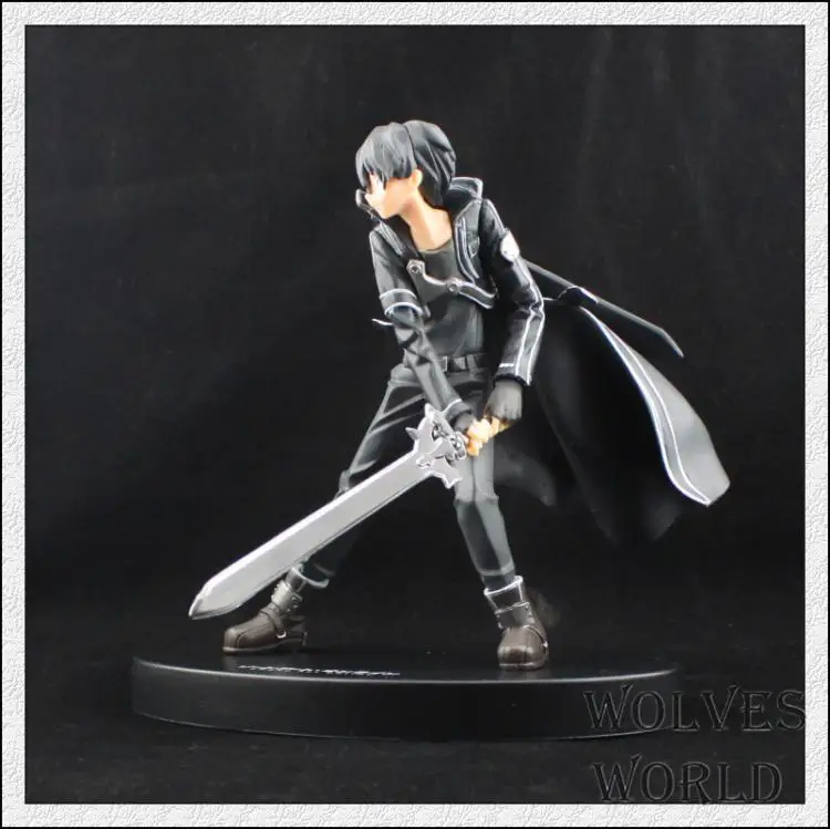 16cm High Quality Sword Art Online Model Yuki Asuna Kirigaya Kazuto Action Figure SAO Kirito Asuna Model
