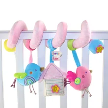 Pajaritos Espiral-sonajero para la Cuna