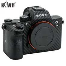 KIWIFOTOS Анти-Царапины Камера тела пленка из углеродного волокна комплект для sony A7 III A7R III A7III A7RIII A7M3 A7RM3 Камера s кожи 3M Стикеры