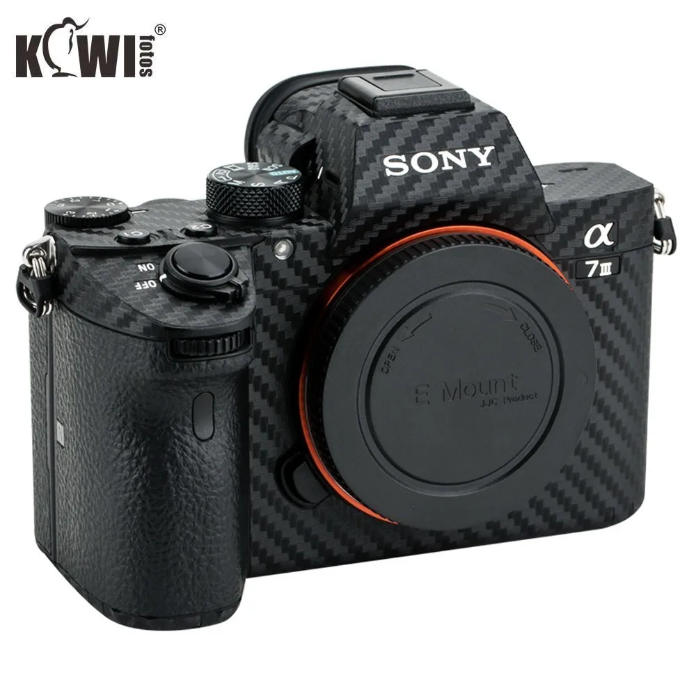 Комплект из углеродного волокна для камеры KIWIFOTOS комплект защиты от царапин Sony A7