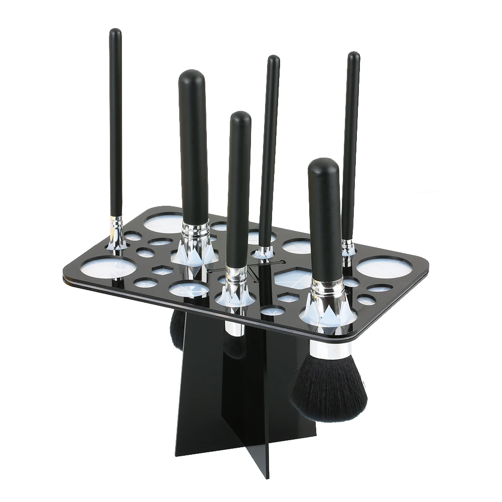 Hotrose Makeup Brushes Holder Stand Tree Drying Makeup Brush Organizer