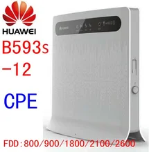 unlocked HUAWEI B593 b593s 12 12v router wifi 4g router with sim card slot rj45 mifi