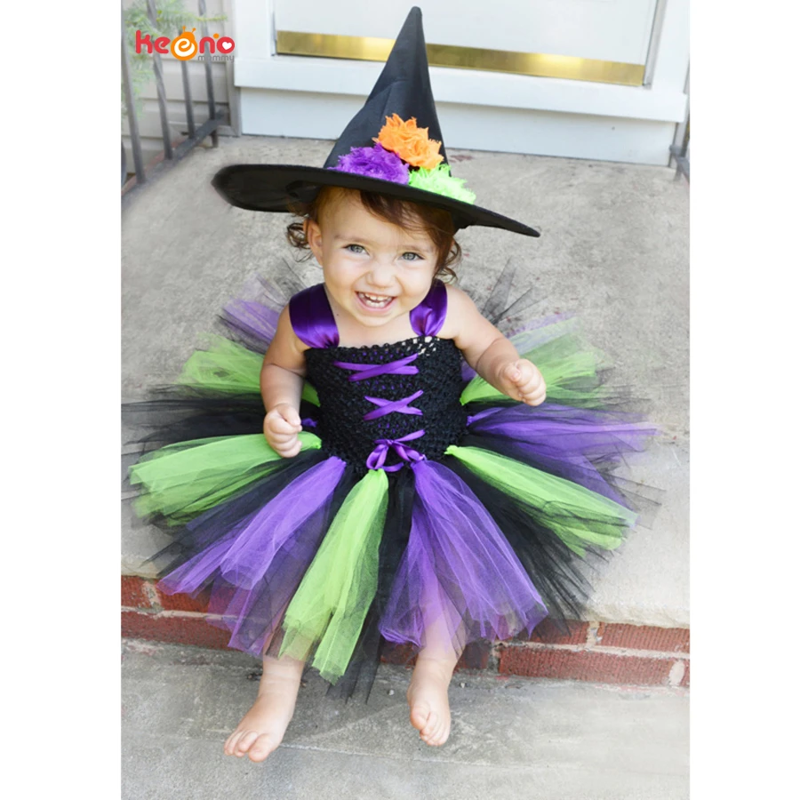 witch costume with tutu