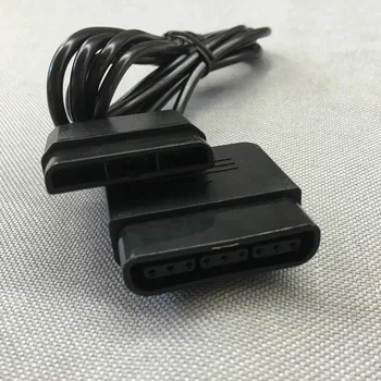 

BUKIM Black High Quality 1.8m Extendable Cable for PS1 PS2 Controller Gaming Extention Wire