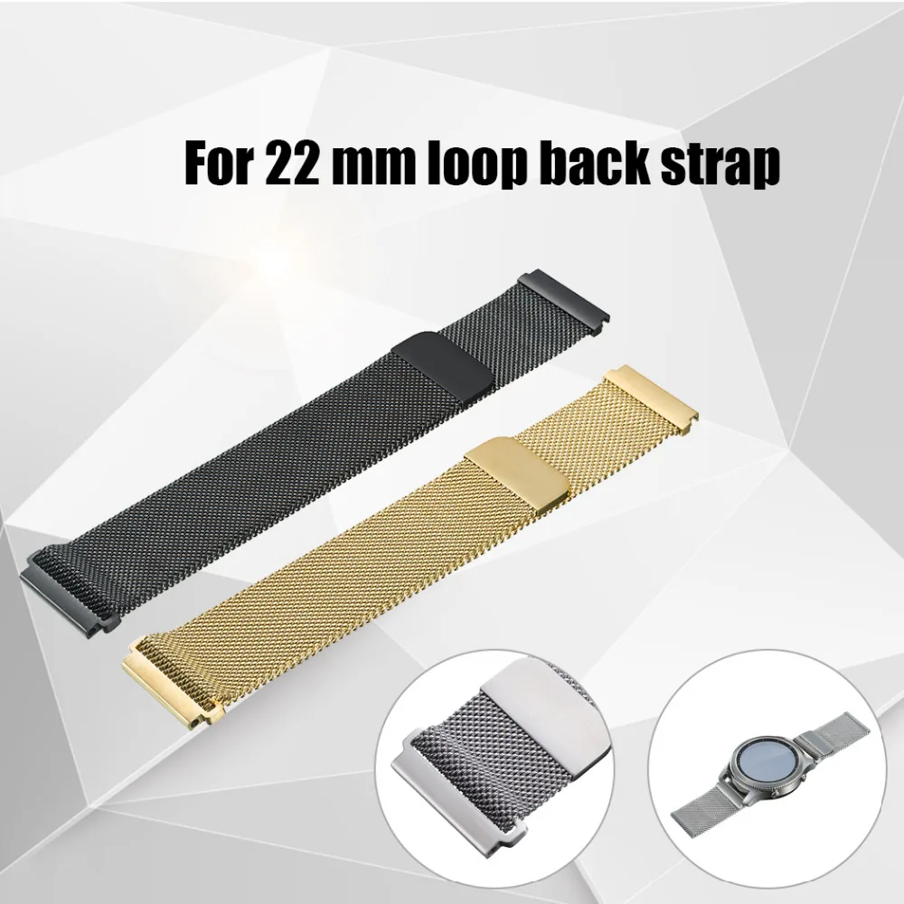 Металлический ремешок из нержавеющей стали для Xiaomi Huami Amazfit Pace Stratos 2/2S смарт-часы 22 мм ремешок для samsung gear S3 Frontier браслет