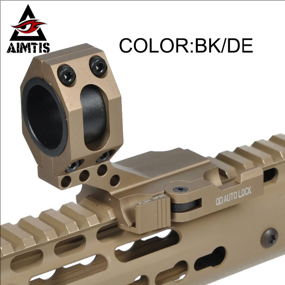 

AIMTIS Tactical AK47 AK74 QD Mount Quick Release 25.4mm / 30mm Scope Ring 2" Cantilever Anti Recoil Picatinny Rail Mount