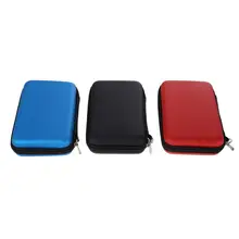 1 Uds. Bolsa de Estuche de transporte EVA para las nuevas 3DS XL 3DS LL 3DS XL 3 estilos para Nintendo bolsas duras con correa azul negro rojo