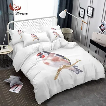 

Carduelis Cartoon Bedding Set Cute Colorful Animal Duvet Cover Set Printed Bird Bedclothes 3pcs US/AU/RU Size M1045