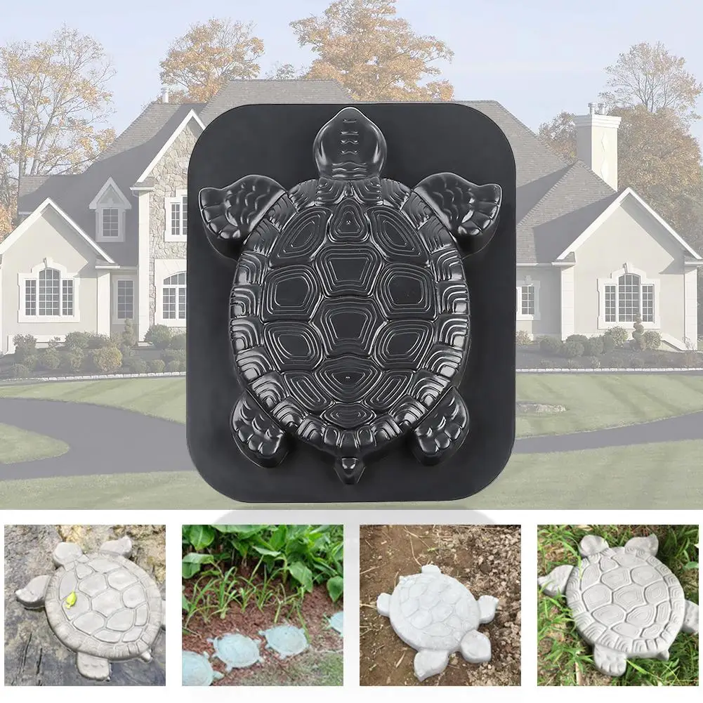 

Cement Mold Turtle Shape Stepping Stone Mold Lawns Parks Gardens Beaches Path Paving Floor Mould Plastic Concrete Mold