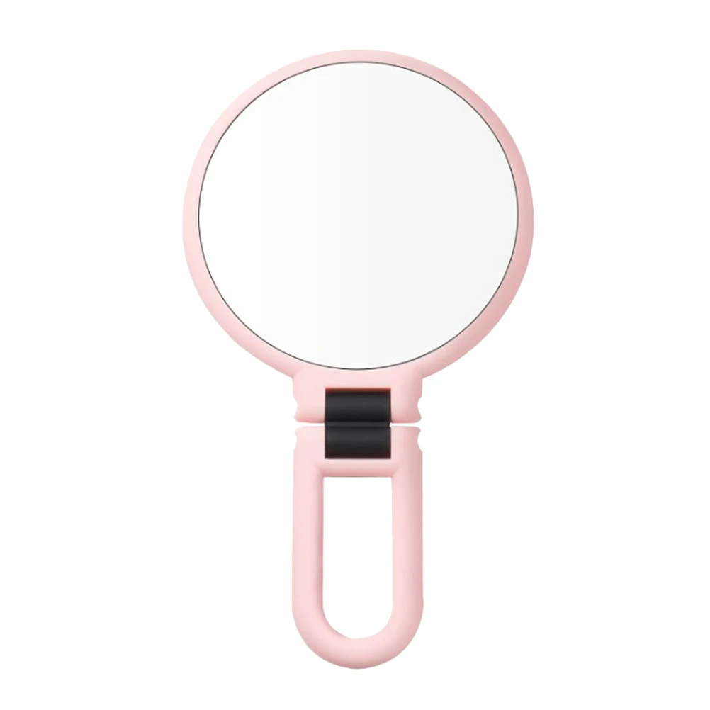 Pink 15X зеркало для макияжа милое гибкое зеркало для макияжа увеличительное зеркало для ванной комнаты подарки Декор для спальни для девочек - Цвет: Pink