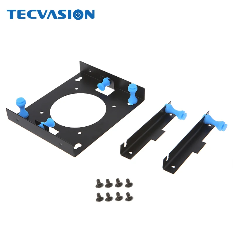

Metal Shock-Proof 3.5'' Hard Disk to 5.25'' DVD ROM Bay Mounting Adapter with Fan Space