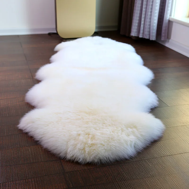 

16 Colors Artificial Wool Carpet Wool Sofa Cushion Wool Window Pad Sheepskin Wool Living Room Carpet Hallway Mats Decoration