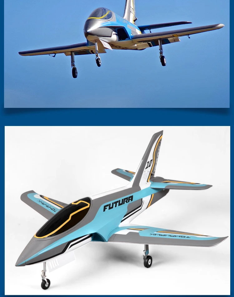 Радиоуправляемый самолет FMS Plane 80 мм Futura V2 воздуховод вентилятор EDF Jet высокоскоростной гоночный 6S 6CH с рефлекторным гироскопом EPO PNP модель самолет для хобби