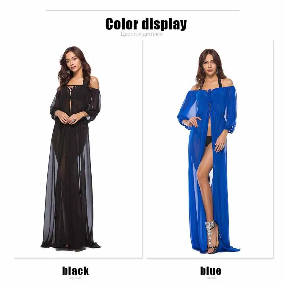 aaCasual Sexy Beach Long Dress