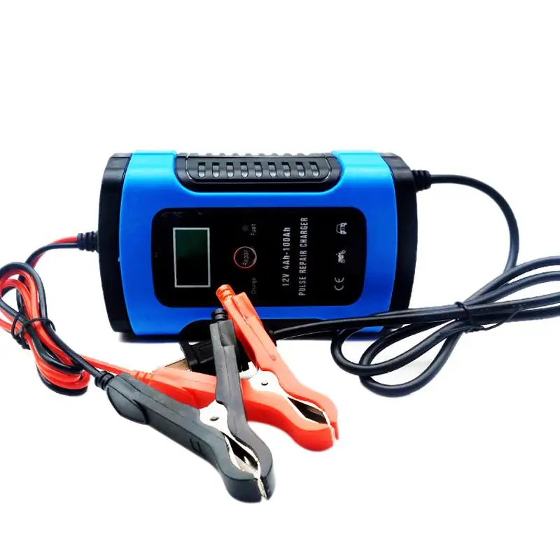 

Car Battery Charger 6A Lcd Smart Fast Charge For Car And Motorcycle Lead-Acid Battery Charging Us Plug
