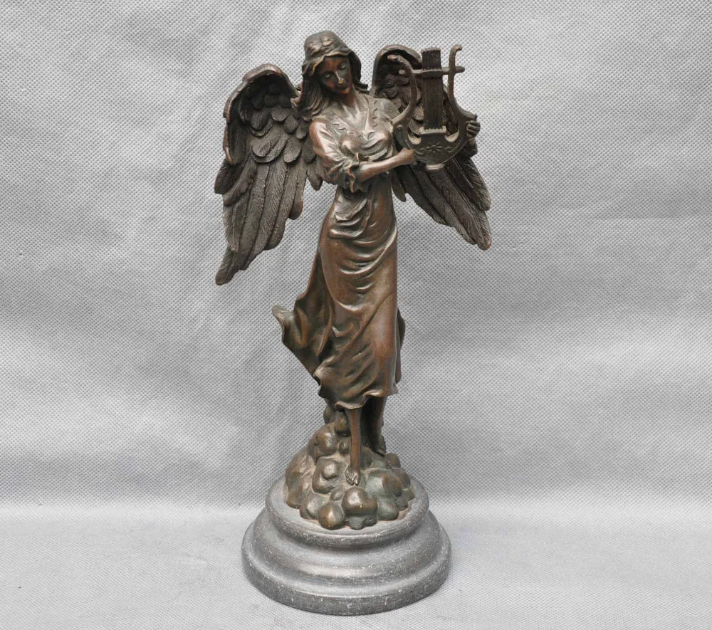 

xd 003428 11 Bronze Women beauty Angel Sexy A Beautiful Gesture Art Sculpture Statue