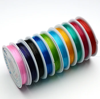 

DYY 1028+++DIY Beaded Stretch Bracelet hand woven elastic cord wire rope wholesale volume 10 color k line