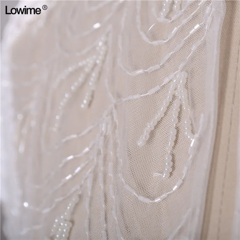 In Stock Wholesale Full Beading Wedding Jacket Tulle Bridal Bolero Shrugs Wraps Capes Wedding Accessories Free Shipping (1)