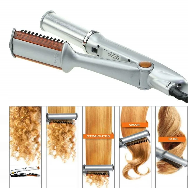 2 в 1 Автоматическая щипцы для завивки волос керамические инструменты ondulador de cabello палочка для всех типов 360 Вращающаяся tenacillas pelo profesio