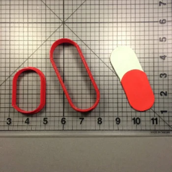 

Pill Bottle Design Cake Cutter Made 3D Printed Press Cookie Cutter Set Cake Decorating Tools Fondant Mould Cortadores De Fondant