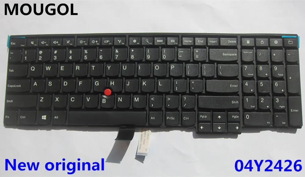 MOUGOL Новая Клавиатура США для Lenovo IBM ThinkPad E540 e545 E531 t540 T540p W540 W541 W550sseries ноутбука 04Y2426 |