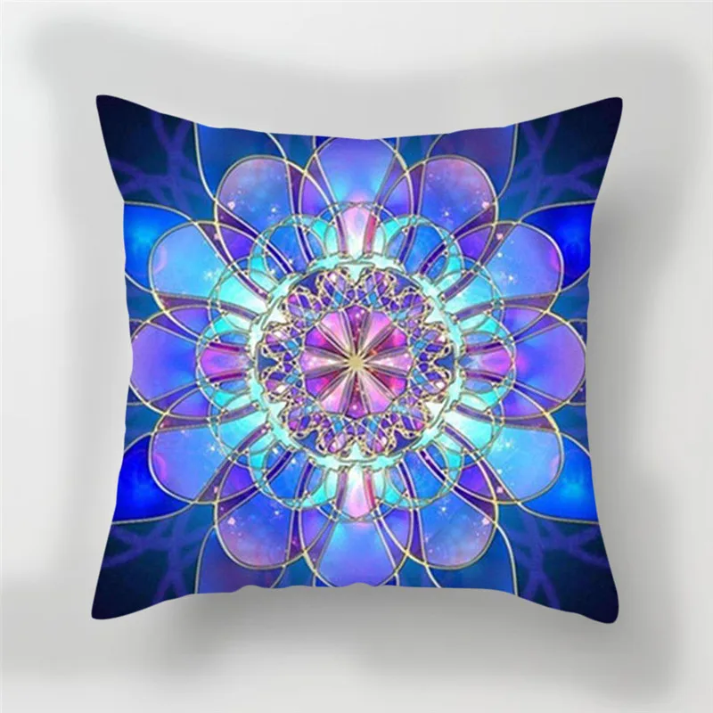 

Fuwatacchi 3D Flower Print Cushion Cover Fluorescence Floral Decorative Pillows Cover Chair HomeWedding Decoration Pillow case