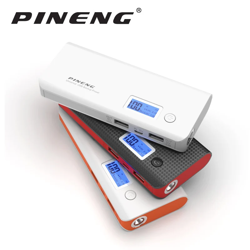imágenes para Pineng banco de la energía 10000 mah batería externa portátil móvil cargador rápido led dual usb powerbank para iphone samsung lg htc xiaomi imágenes para Pineng banco de la energía 10000 mah batería externa portátil móvil cargador rápido led dual usb powerbank para iphone samsung lg htc xiaomi