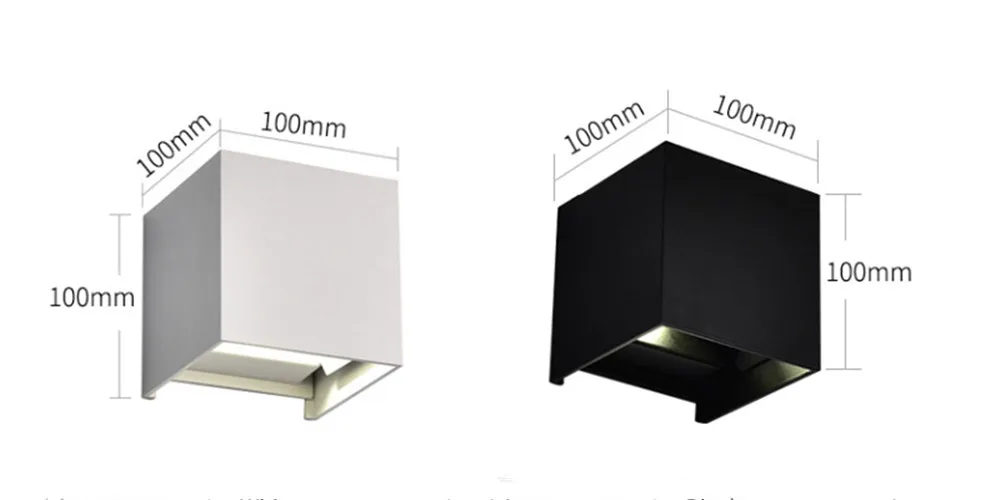 LED Wall Lamp Size