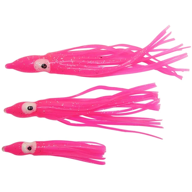 Squid Fishing Lures Skirt Bait Saltwater Sea Colorful PVC 5/6/9/10