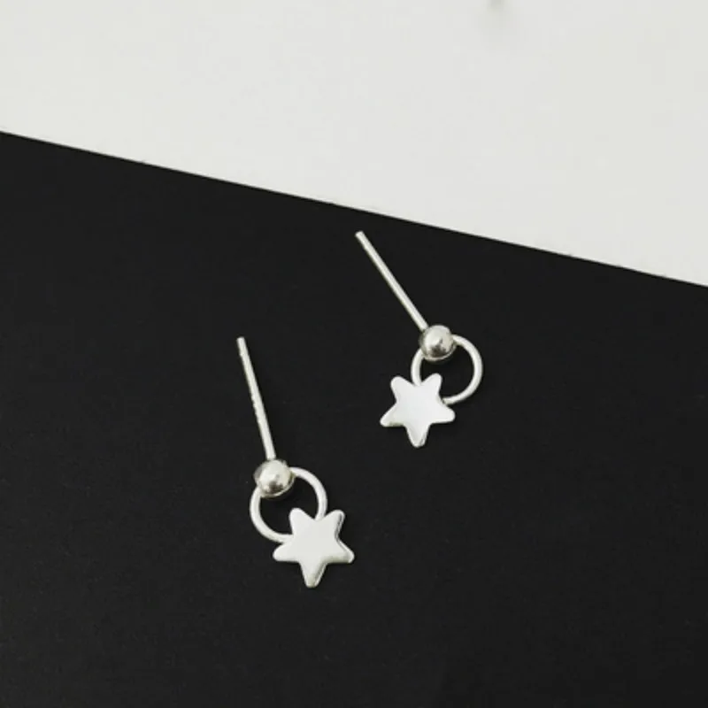 

Flyleaf 925 Sterling Silver Little Stars Stud Earrings For Women Fashion Girl Hypoallergenic Sterling-silver-jewelry