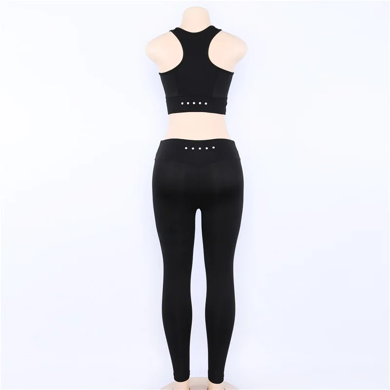 LJQlion 2018 Women Yuga Sporting Suiting Summer Bra Set 2 Piece Female Short-sleeved pants Outdoors quick drying Sportswear