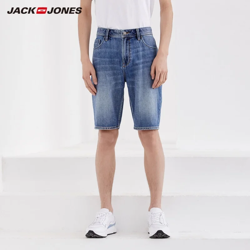 Jack Jones/мужские джинсовые шорты до колена из хлопка | 219243502