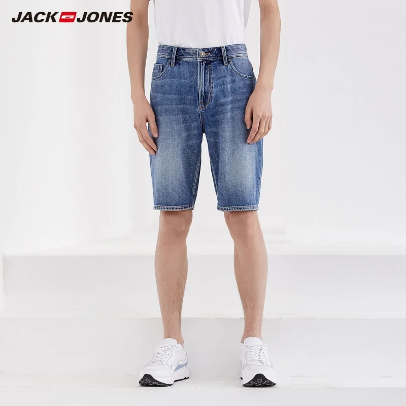 Najtaniej Jack Jones męskie spodenki jeansowe do kolan 100% bawełna | 219243502