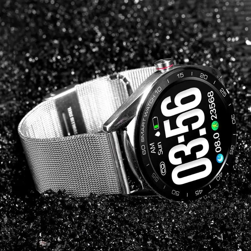 K7 1.3inch IP68 Waterproof Heart Rate Blood Pressure Monitor circle Smart Bracelet IPS 22mm watch strap exercise functions Task