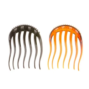 

Korean Style Tray Hair Ponytail Fluffy Modeling Tool Acrylic Hair Comb