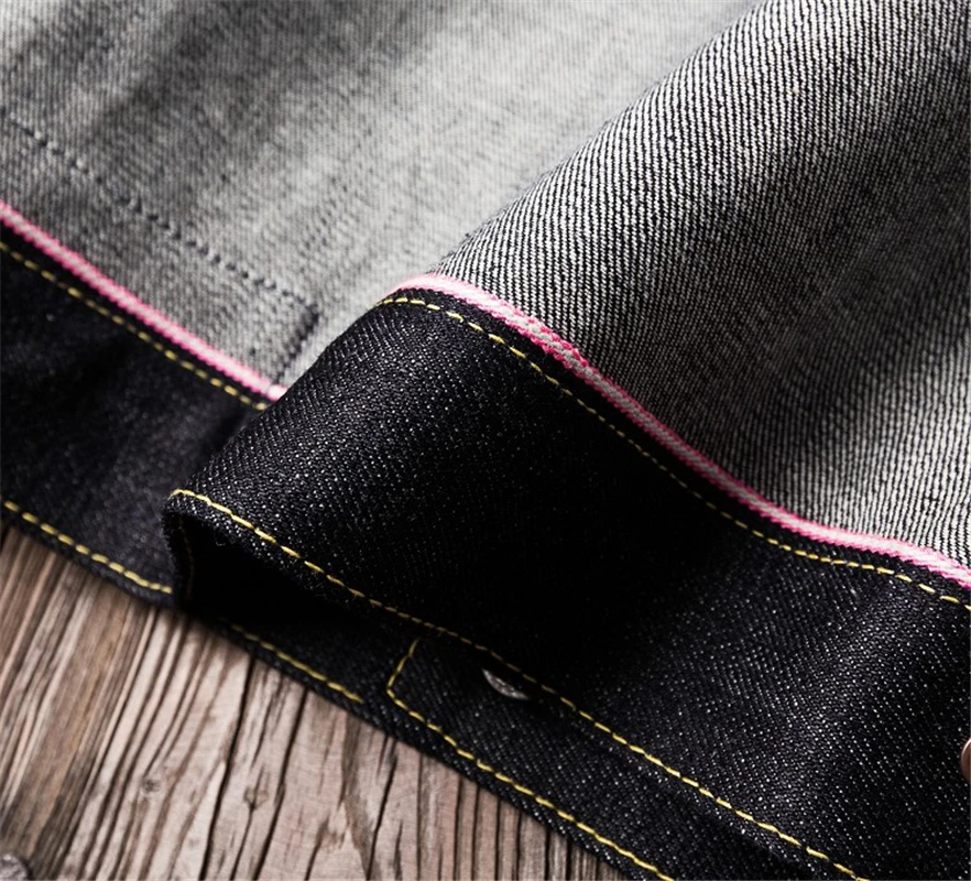 Promotion VS101-0001B Read Description! Asian size cotton 16 oz denim jacket casual stylish raw unwashed denim coat VS101-0001B