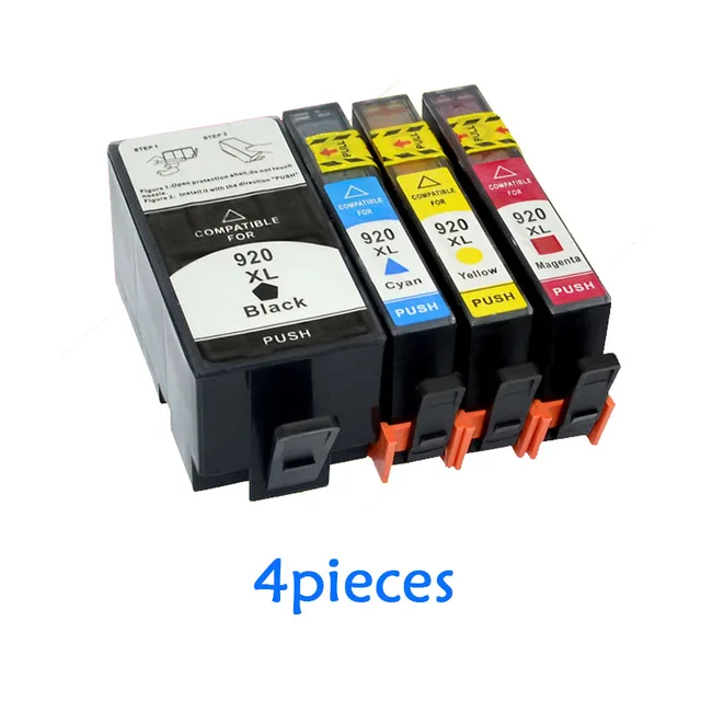 XiongCai Compatible Ink Cartridges For HP 920 Deskjet 6000 6500 7000 7500A Printer full For