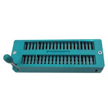 1 шт. Универсальный зеленого цвета, размеры 40-Pin ZIF DIP IC Тесты доска гнездо интегральная схема ZIF IC гнездо для DIP IC MCU