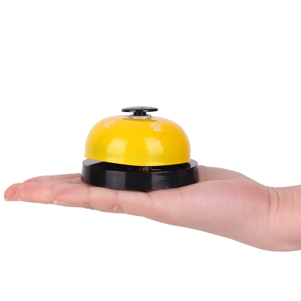 

Pet Training Bell Called Dinner Small Bell Footprint Ring Dog Toys For Teddy Puppy Pet Bell Supplies Educational toys