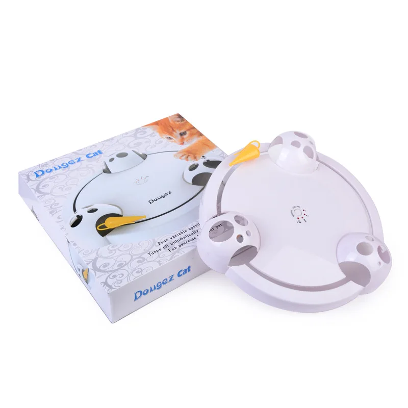Motor-driven Cat Toys Turntable Insane Recreation Disc Catch Mouse Da Ge Pets Articles | Дом и сад