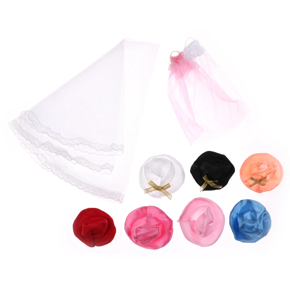 

Wedding/Evening Dress New Style Hat Headwear For Doll Party Costume Clothes For Doll Accessories Girls Toy Gifts