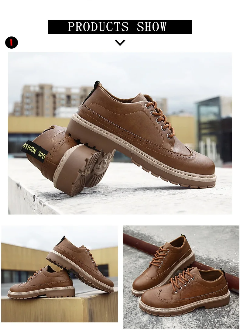 2018 New spring autumn genuine leather hiking sports shoes breathable Shock absorption  ventilation wear resistance  (8)