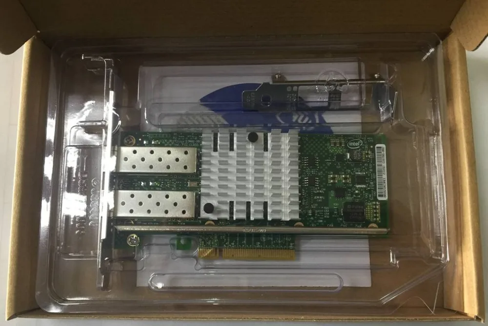 Двойной порт Ethernet сетевой адаптер E10G42BTDA SFP в комплект не входит|sfp ethernet|pci sfpsfp adapter |
